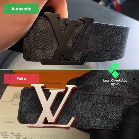 lv belt real vs fake